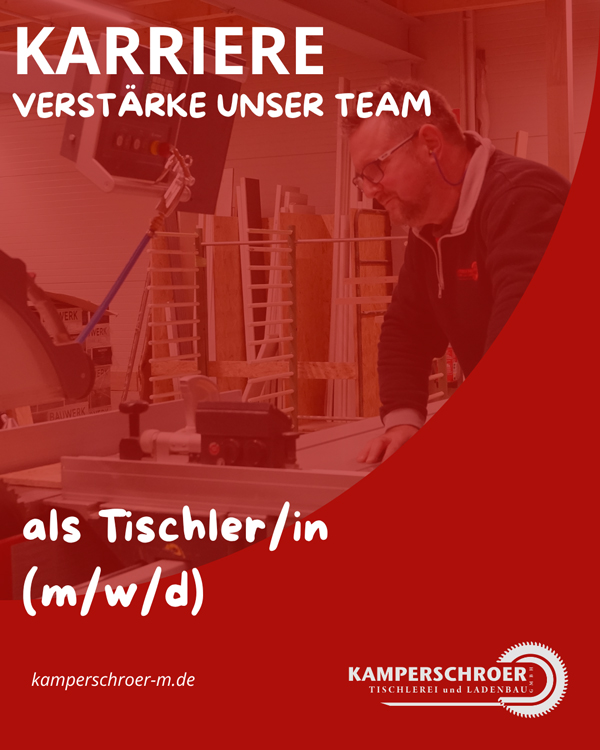 Stellenangebot Tischer